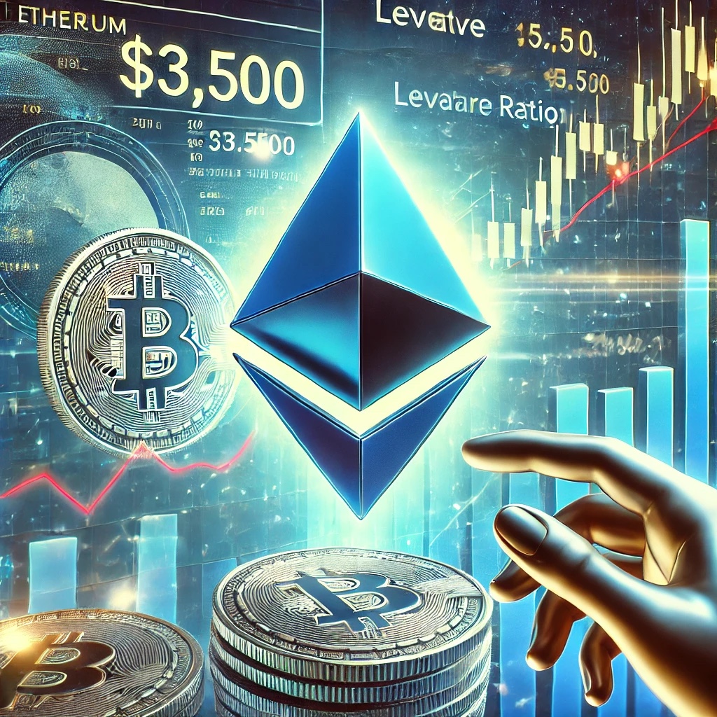 Ethereum’s Price Stalls Below $3,500 as Leverage Ratios Climb—What Next