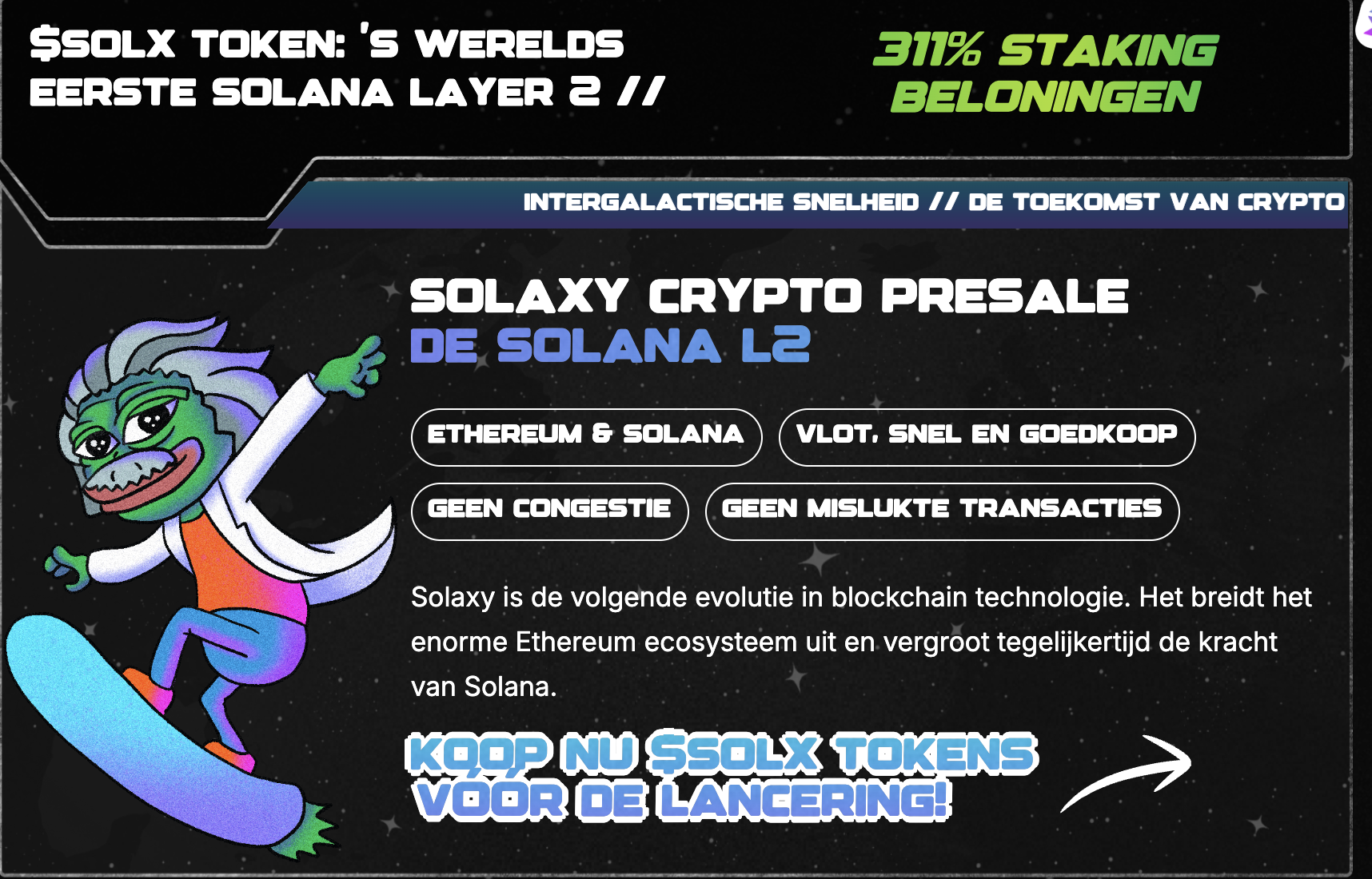 Prevenga de Solaxy $SOLX: conviértete en criptomillonario en 2025