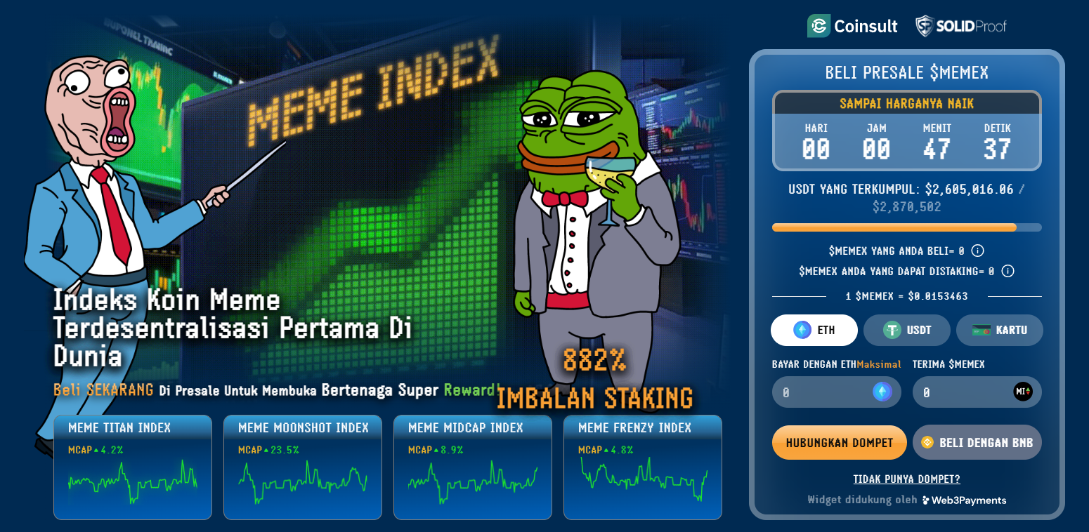 Meme Index - Coin Baru Listing