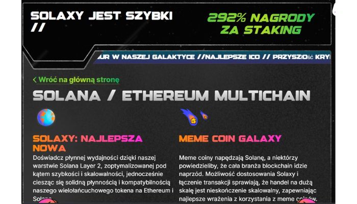 memecoin Solaxy strona glowna