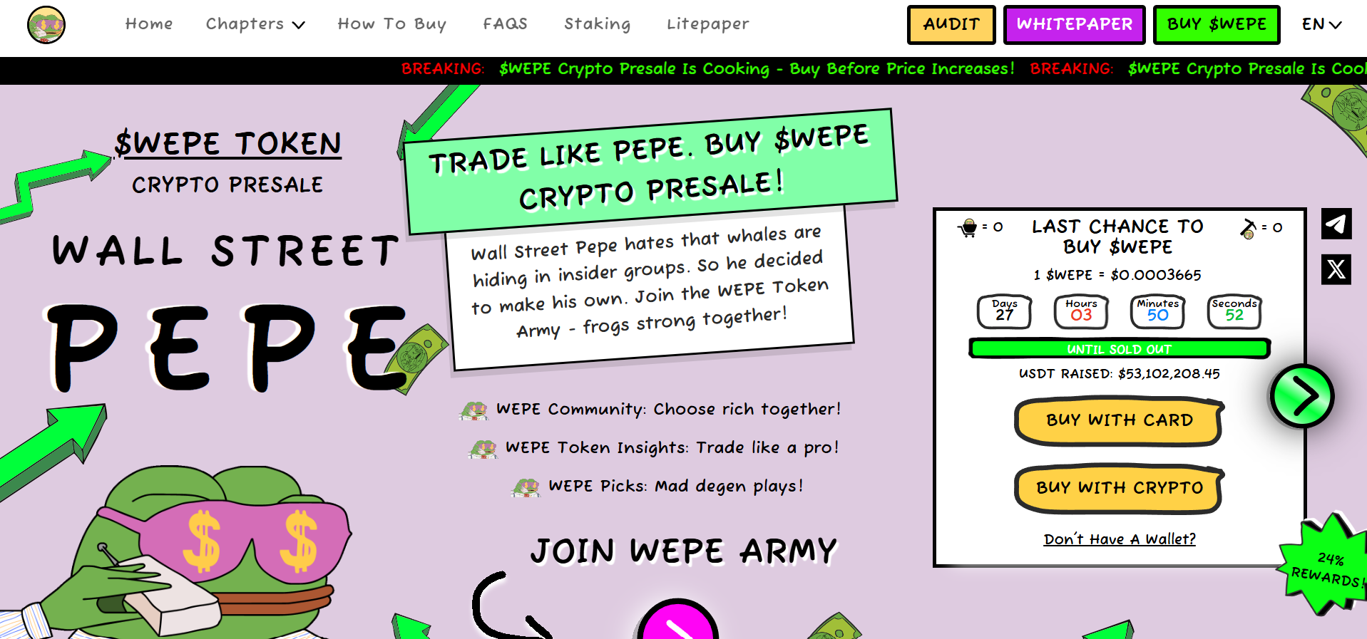 Popularidad XRP etf impulsa Wall Street Pepe hacia arriba