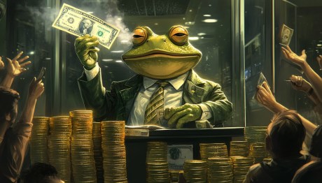 Sapo Wall Street Pepe WEPE