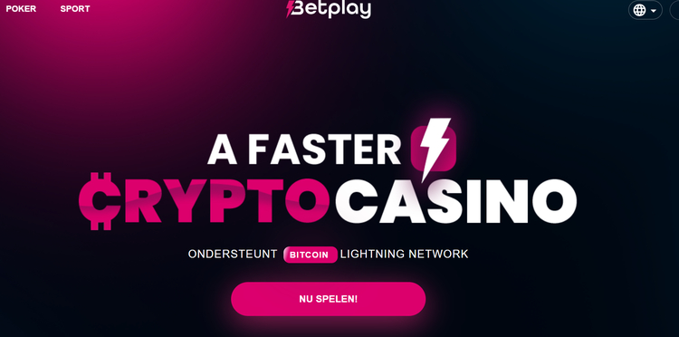 BetPlay - Razendsnel crypto casino