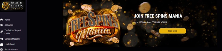 black lotus casino promo free spins mania