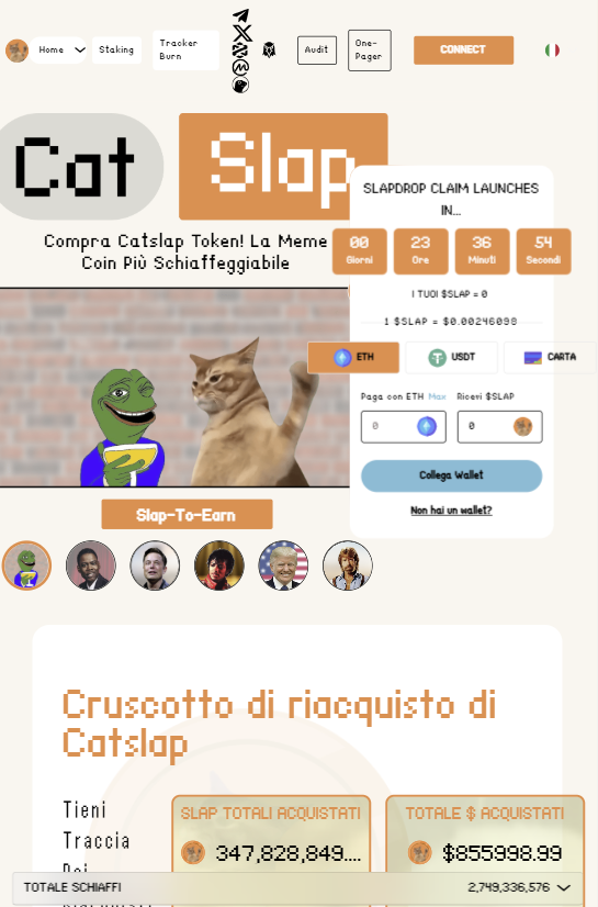 crypto presale - catslap