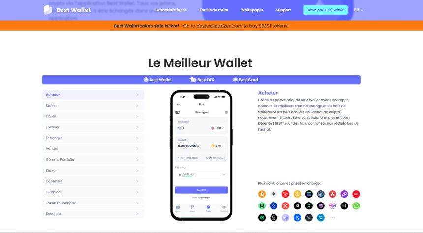 best wallet sécuriser préventes cryptos