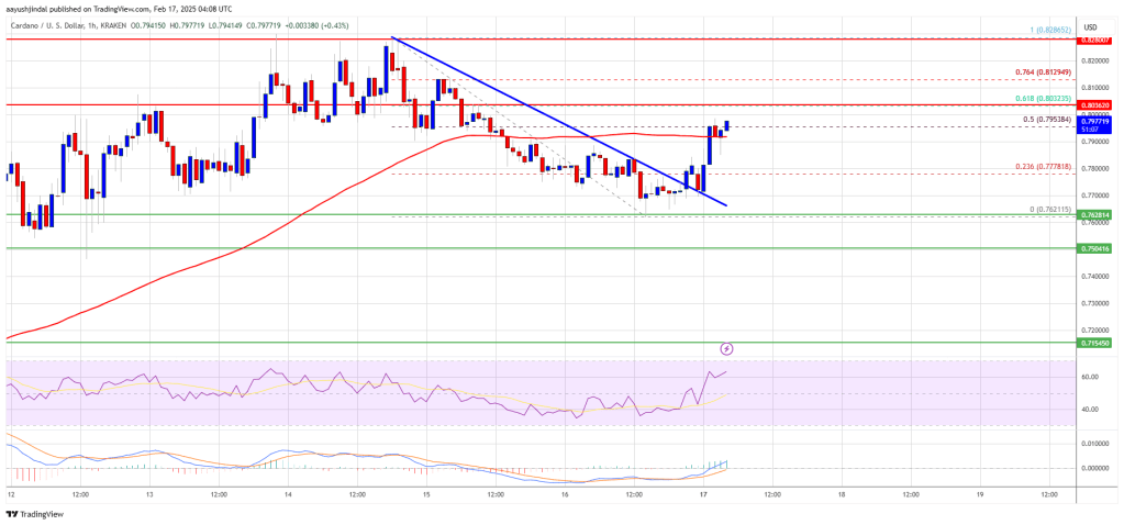 Cardano price