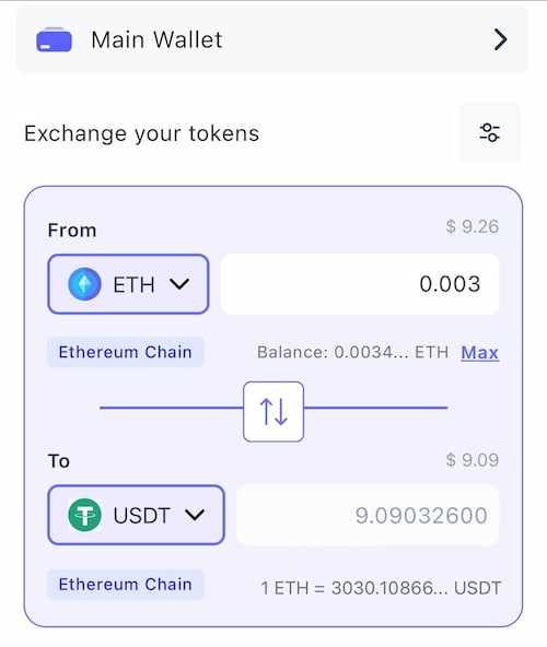 DEX tích hợp (Integrated DEX)