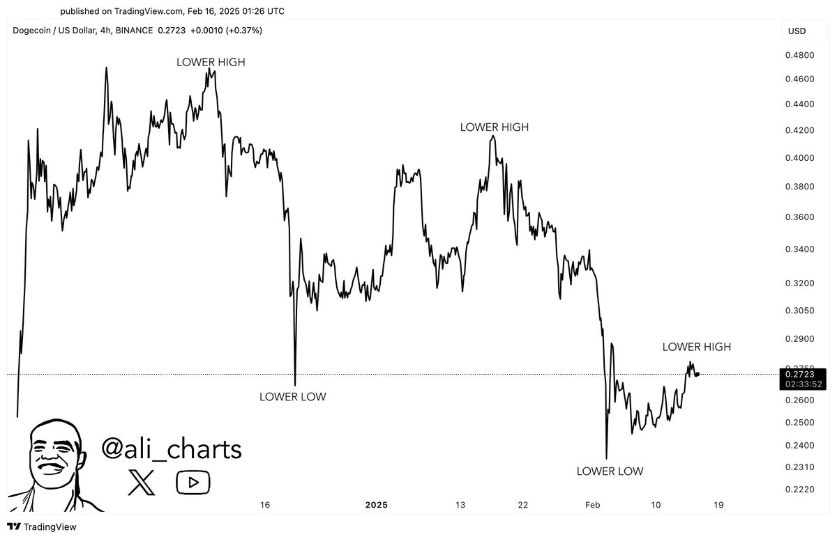 Dogecoin price analysis