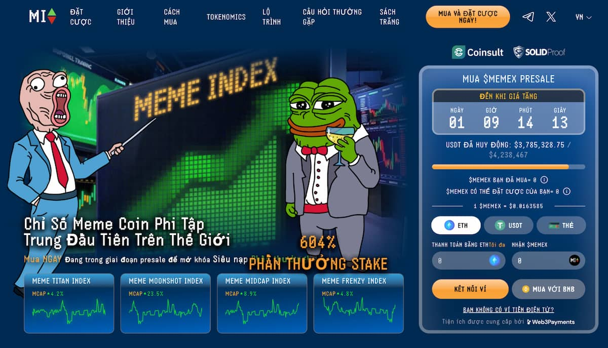 Meme Index đồng coin tiềm năng