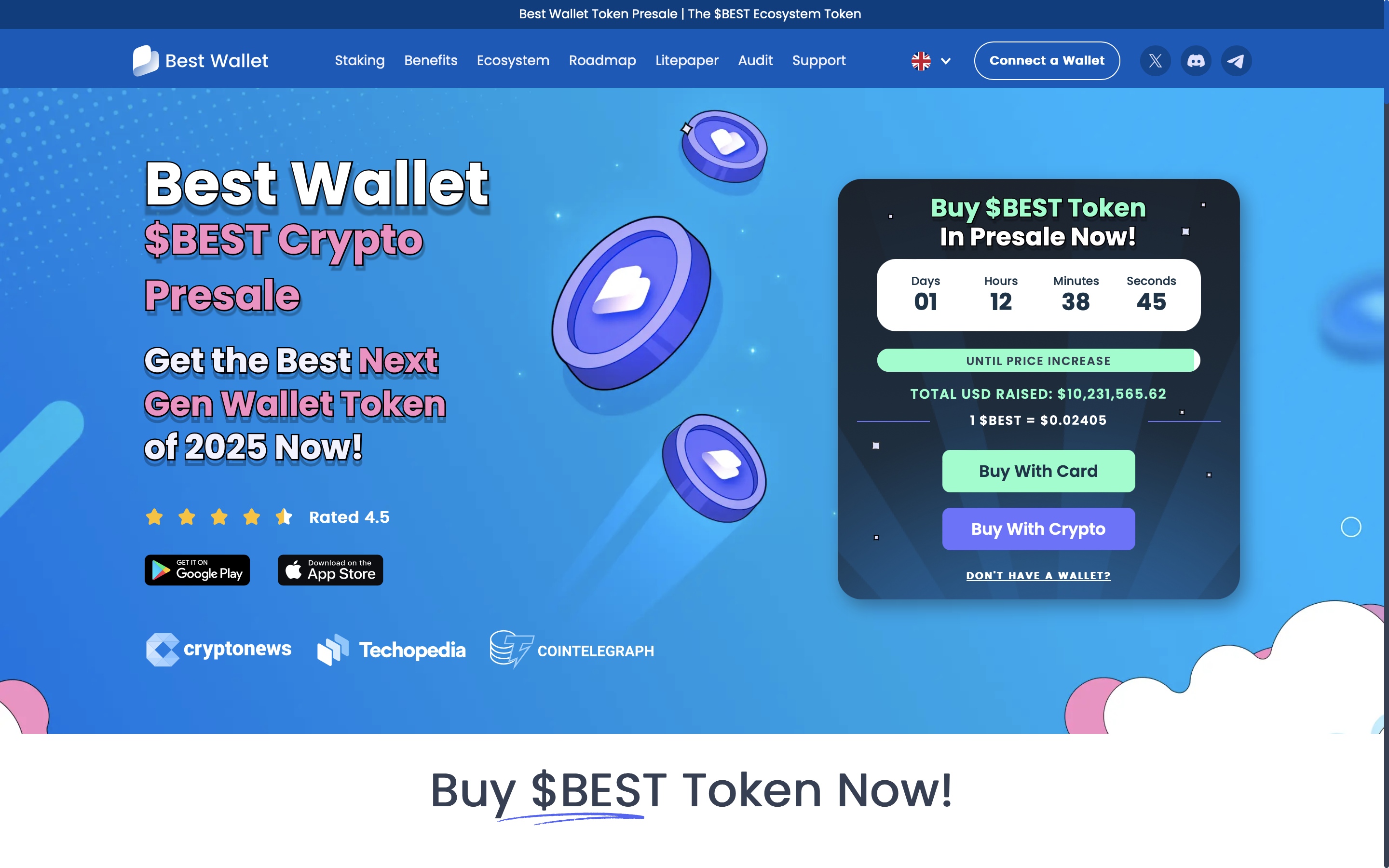 Best Wallet Token ($BEST) - Analista de Bloomberg: ¿Aprobación de ETF de SOL, XRP y ADA en camino? ¿Temporada de altcoins cerca?