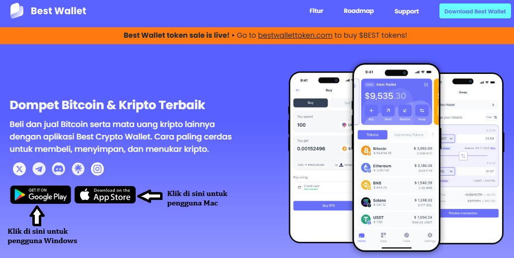 Cara beli Bitcoin Bull - Best Wallet