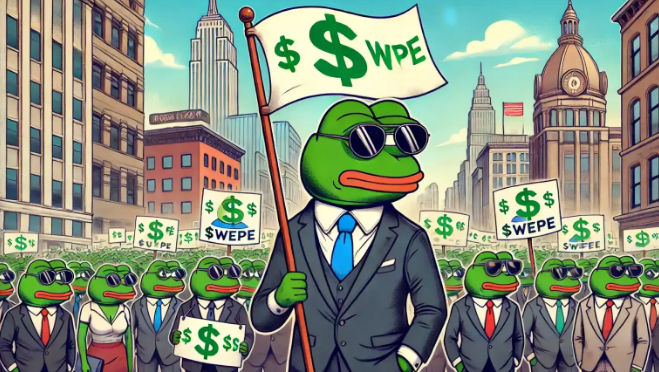 Dogecoin alcanza 1 euro, Wall Street Pepe ($WEPE)