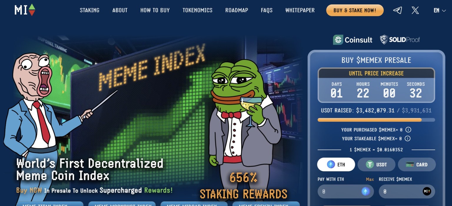 meme index - Las 6 mejores meme coins para comprar cuando la SEC aprueba la primera solicitud de ETF de Solana