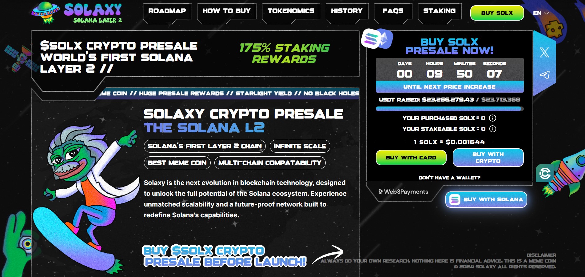 Solaxy beter dan Solana meme coin?