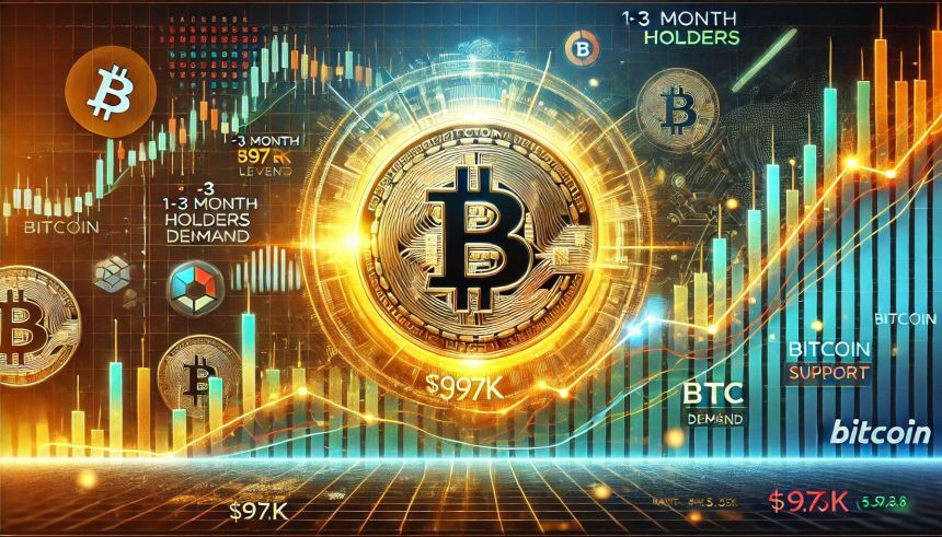 Can Bitcoin Hold $97K? – 1-3 Month Holders' Data Reveals Crucial BTC Demand