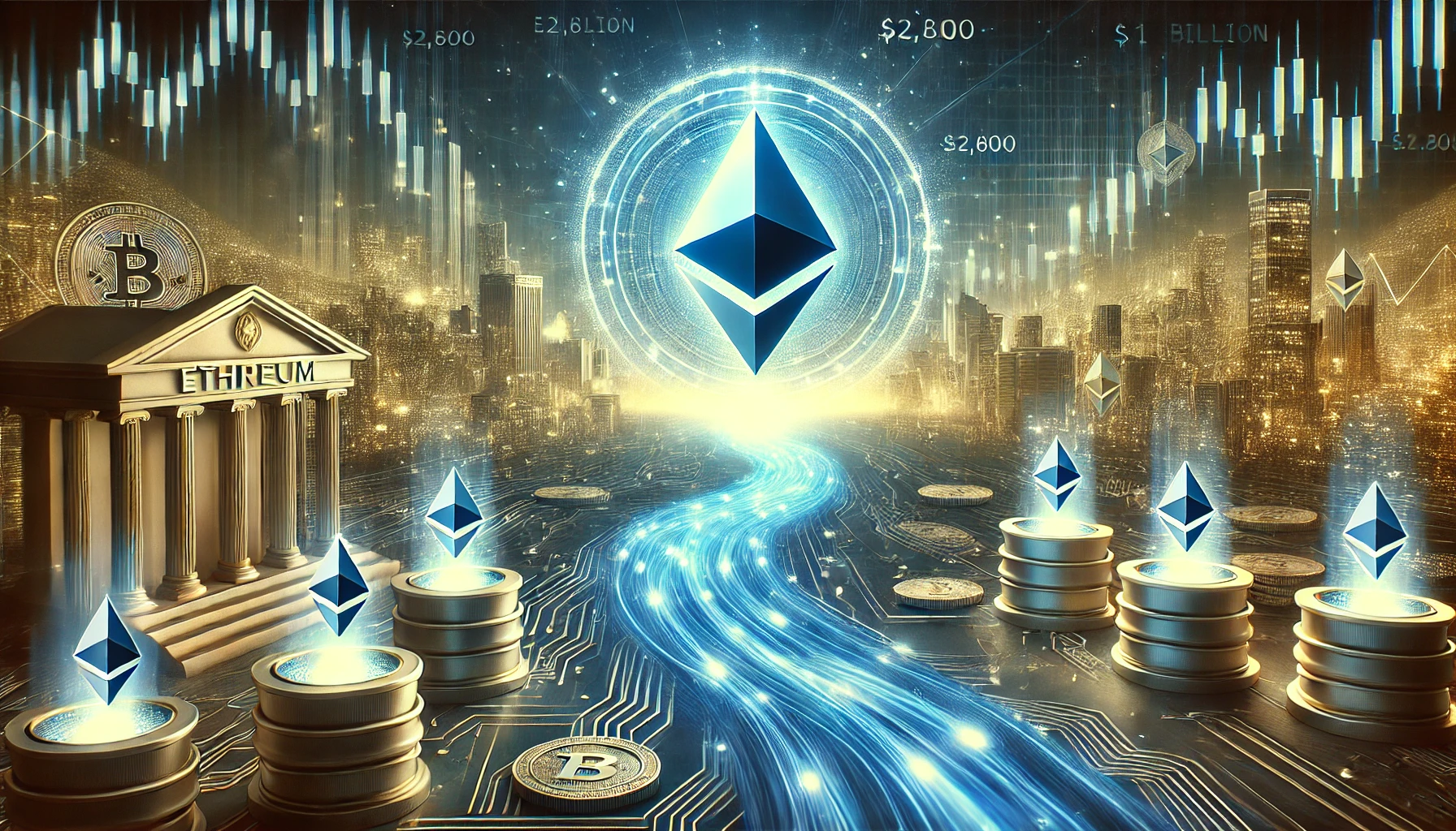 Ethereum Recovers To $2,800 As Exchange Outflows Near $1 Billion