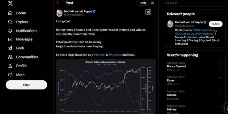 Michael van de Poppe habla de cómo los grandes inversores están recurriendo a proyectos como la nueva criptomoneda WEPE