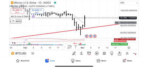 Bitcoin chart