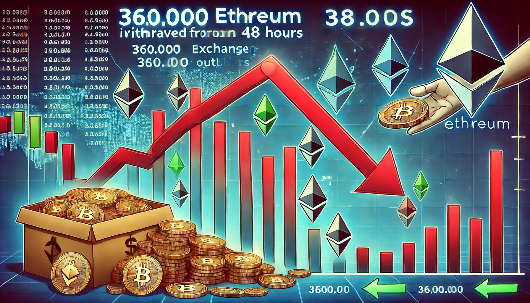 Investor menarik 360.000 Ethereum dari pertukaran hanya dalam 48 jam – tren akumulasi?